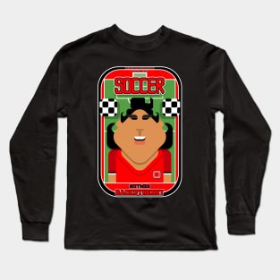 Soccer/Football Red and Black - Nutmeg Backothenet - Indie version Long Sleeve T-Shirt